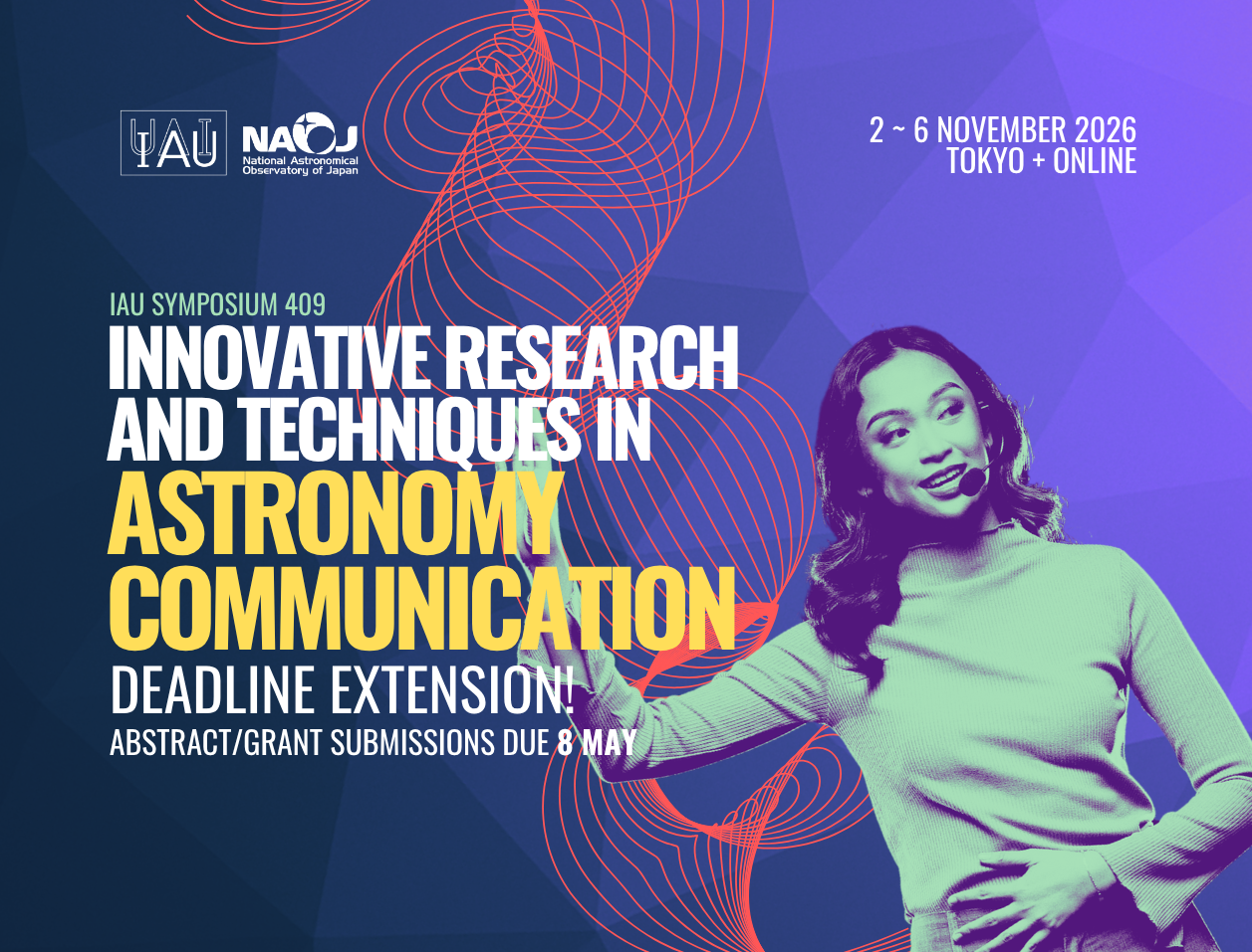 DEADLINE EXTENDED! Registration, grant application and abstract submission are open until 8 May
